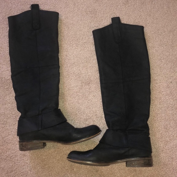 Steve Madden black Satirday boots - Picture 2 of 8